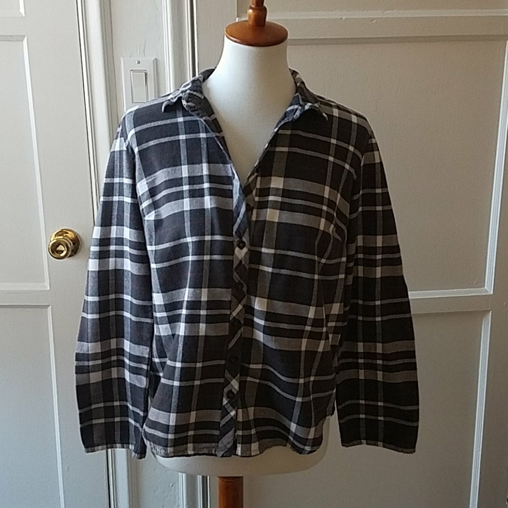 Gap body plaid top